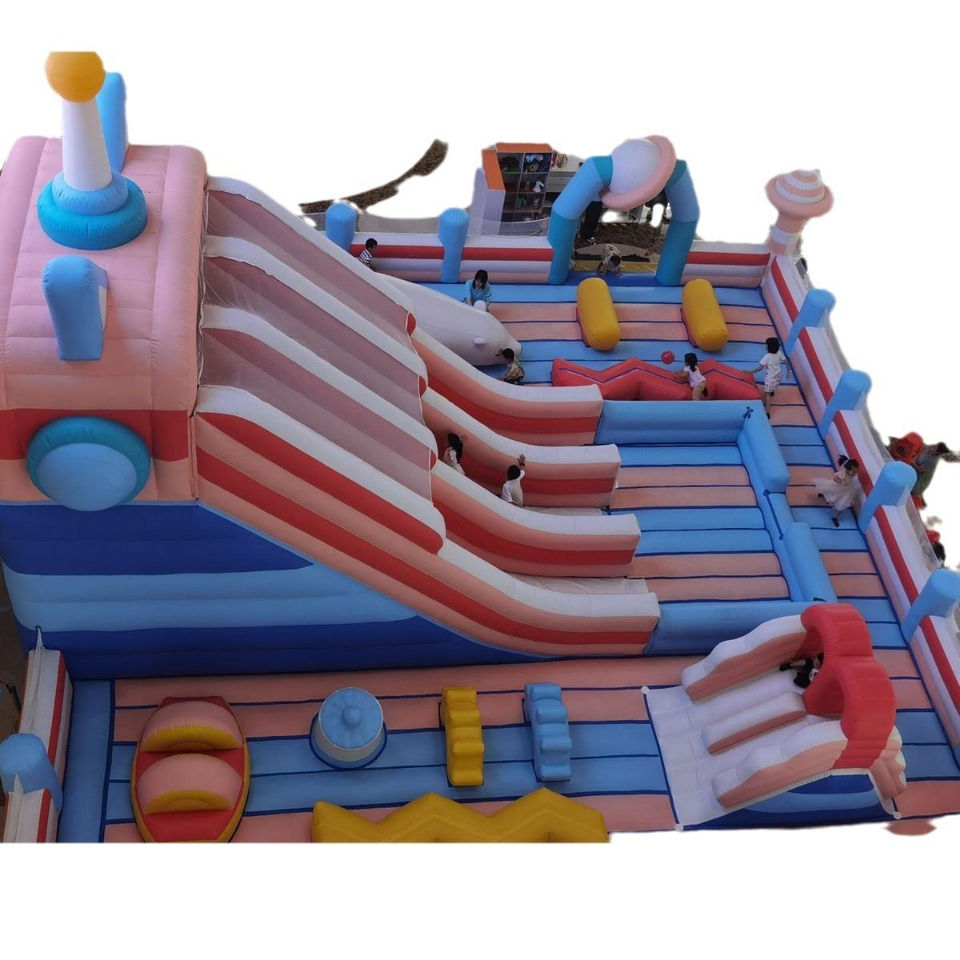 Cat Ear Space Inflatable Fun City, Indoor Mall Inflatable Playground ...