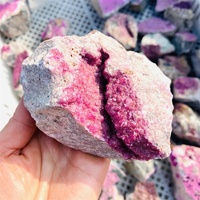 Cristaux de calcite rose de cobalt brut naturel de guérison du congo pour la décoration, vente en gros