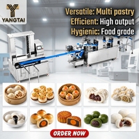 Vollautomatische Industrielle Produktionslinie für Mondkuchen, Fleischpasteten und Dampfgarer, Arbeitssparende Kontinuierliche Bäckereiausrüstung