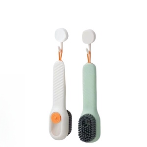 Wholesale Hot Sale Eco-Friendly Plastic Labor-Saving Cleaning <b>Brush</b> Hanging Hole Design Multi-Functional Shoe Automatic Soap - Product Image 2