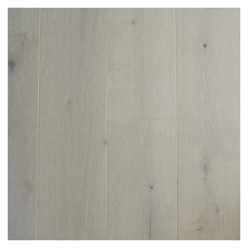 Europese Wit Eiken Grijze Kleur 10 Inch Brede Plank Hardhouten Vloeren