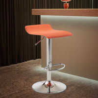 Tabouret de bar pivotant réglable de style industriel moderne, siège en cuir synthétique, aspect vieilli, pour café, salle à manger, cuisine