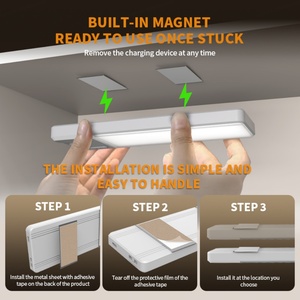 EGH LED Cabinet <b>Lights</b> for Wall Mounted Glass Display, Under with <b>Motion</b> <b>Sensor</b>, Corner Tall Glass, Bathroom Mirror, Bar Cabinet - Product Image 3
