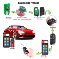 Télécommande universelle Autel IKEY CL005AL, télécommande intelligente à 5 boutons pour clé de voiture de style Chrysler