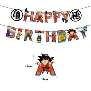 ชุดตกแต่งงานวันเกิดดราก้อนบอล Z พร้อมป้ายแขวน ลูกโป่ง และปิ้งเค้ก สำหรับงานวันเกิดธีมอนิเมะสำห<span class=keywords><strong>รับ</strong></span>เด็ก - Product Image 4