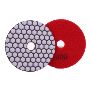 Set di tamponi lucidanti a diamante in granito a secco in pietra di marmo a secco da 5 pollici per quarzo in marmo di granito - Product Image 4