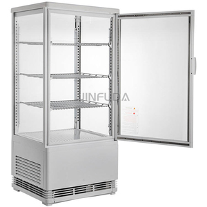 58L Transparent Refrigerator and Refrigerated Refrigerator Commercial Display Cabinet - Product Image 2