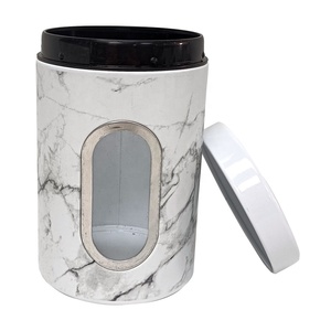 Boîte de rangement pour pain en métal chaud, boîtes et bacs de rangement pour aliments et ensembles de boîtes à thé, café et sucre pour le rangement dans la cuisine - Product Image 4