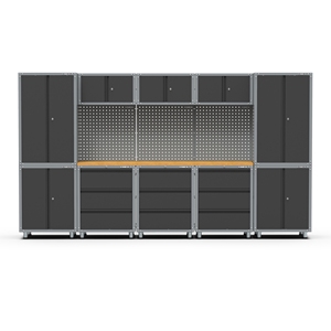 Kinbox Home 14 Piece Garage <b>Storage</b> System Garage <b>Tool</b> <b>Cabinet</b> Supports Customized DIY 20CM14 Module Workshop Garage <b>Storage</b> Met - Product Image 4