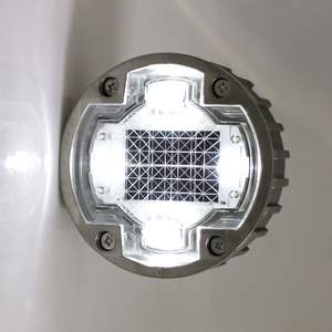 Marcador de Carril de Tráfico de Alta Visibilidad, Reflectante y Resistente, Tachuela de Aluminio para Carreteras, para la Seguridad en la Delimitación de Carriles - Product Image 2