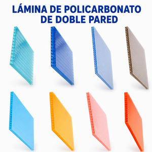 Placa de <span class=keywords><strong>Policarbonato</strong></span> Celular de Doble Pared Transparente de 8mm y 10mm para <span class=keywords><strong>Claraboya</strong></span> - Product Image 4