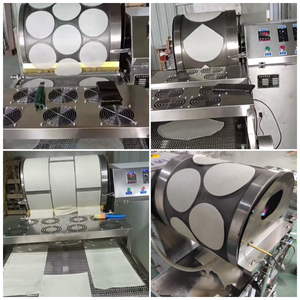 Machine motorisée pour la fabrication de grandes feuilles de gâteau superposé, de Kisra soudanaise, de pain plat traditionnel au <span class=keywords><strong>sorgho</strong></span>, de popiah frit et de pâtes de rouleaux de printemps - Product Image 6