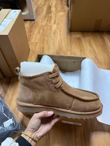 New Style Fashionable Men's One-piece Waterproof <b>Boots</b> with Canvas Upper Casual Walking Shoes <b>Thick</b> and Warm Cushioning <b>Boots</b> - Product Image 3