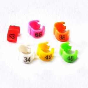 Hoge Kwaliteit 15.28 Mm Groene Kleur Gevogelte En Grote Vogels Ringen Open Plastic Voet <span class=keywords><strong>Ring</strong></span> Voor Valk - Product Image 6