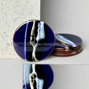 ที่รองแก้วเรซินสีสันสดใสแบบกำหนดเองสไตล์ถ้วยสำหรับลานชายหาดบ้านหรือห้องโดยสารสำหรับงานฝีมือ - Product Image 2