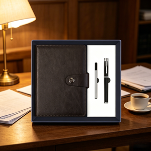 Customized logo Business Gift <b>Notebook</b>+<b>pen</b> 2-in-1 Practical Souvenir Opening Event Gift <b>Set</b> - Product Image 4