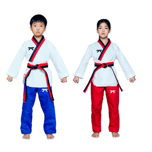 Alta calidad <span class=keywords><strong>WTF</strong></span> Dobok <span class=keywords><strong>Taekwondo</strong></span> Poomsae uniforme ropa de artes marciales - Product Image 1