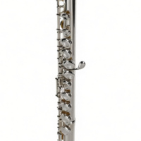 Factory Wholesale Custom Silver Plated Professional High Grade Handmade Carving E Key c Tone 17 Open Hole Flute