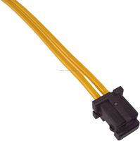 تجميعة أسلاك مخصصة DF3-2S-2C بخطوة 2.0 مم، 2 دبوس، UL11028، 24AWG، 600 فولت، كابل عالي الجهد
