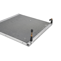 Échangeur de chaleur à micro-canaux OEM personnalisé MCHE, tube à ailettes en aluminium, serpentin de refroidissement à micro-canaux pour la chaîne du froid