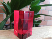 Blok Kaca Kristal Warna Solid Dekoratif, Desain Persegi Panjang, Dapat Disesuaikan, Zhitao Glass, Garansi 3 Tahun, Ukuran Kustom