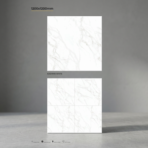 Vistaar Luxury Porcelain Marble Slab 1200x1200mm Large Format Floor Tile 4x4 Ft Ceramic Glazed Tiles - Product Image 3