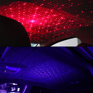 Nuevo coche USB estrella luz decorativa Techo Luz 6V sueñ<span class=keywords><strong>o</strong></span> láser proyección atmósfera luz para coches - Product Image 4