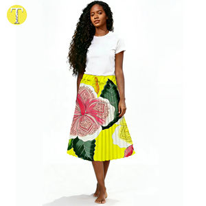 Nuevo Vestido Largo de Verano con Flores de Hibisco para Mujer, Estilo Isleño Hawaiano, Poliéster de Alta Calidad - Product Image 6