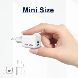 Caricabatterie USB-C Super <span class=keywords><strong>Mini</strong></span> da 20W con Cavo, Ricarica Rapida per <span class=keywords><strong>iPhone</strong></span> Samsung, Caricatore da Muro PD GaN 20W, Adattatore di Alimentazione Tipo C - Product Image 4
