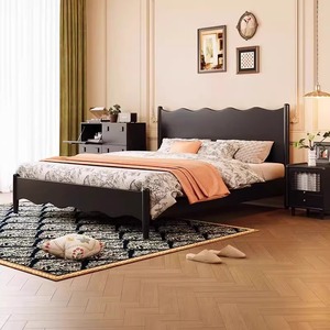 <span class=keywords><strong>Letto</strong></span> Matrimoniale Moderno in Stile Mid-Century con Struttura in Quercia, Legno Massello, Durevole ed Ecologico per Appartamenti Piccoli e Camere <span class=keywords><strong>da</strong></span> <span class=keywords><strong>Letto</strong></span> Principali - Product Image 3