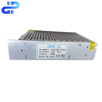 Fuente de Alimentación Conmutada LED de 12V 100W 8.33A para Interiores, Transformador SMPS, Controlador LED para Sistema de Cámaras CCTV, Tira de Luces LED