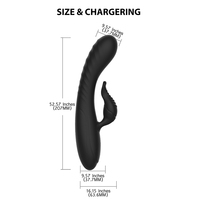 WINYI Vibromasseur en silicone imperméable pour femme, stimulateur de clitoris doux et masseur de vagin, sex toy, gode