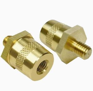 Brass <b>Auto</b> <b>Battery</b> Terminal Adapter Threaded Connector Male Female Post Converter M6 M8 for Car <b>Battery</b> - Product Image 1
