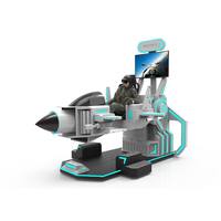 Machine de jeu VR 9D de luxe pour parc d'attractions, simulateur de réalité virtuelle pour salle d'arcade