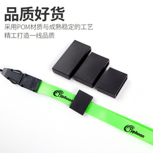 Hebilla de Cuerda Convergence Negra, Resistente al Desgaste, Accesorios para Bolsas - Product Image 4