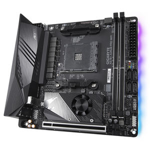 Tarjeta Madre GIGABYTE X570I <span class=keywords><strong>AORUS</strong></span> <span class=keywords><strong>PRO</strong></span> WIFI con Chipset AMD <span class=keywords><strong>X570</strong></span>, Compatible con CPU AMD de 3ra/2da Generación, 4 Ranuras DDR4, Memoria de hasta 64GB - Product Image 3