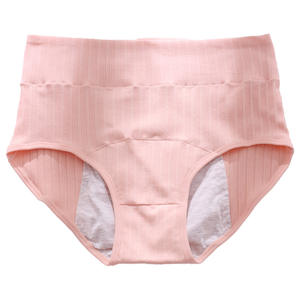 Bragas menstruales a prueba de fugas de <span class=keywords><strong>3</strong></span> capas de cintura alta de algodón para mujer para flujo pesado - Product Image 4