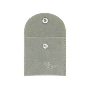 Sac en velours noir à cordon de serrage, petit format, pour emballage cadeau et bijoux, sac anti-poussière en velours, vente en gros OEM, fabricant chinois - Product Image 1
