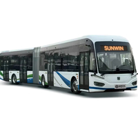 Bus électrique articulé à plancher bas Sunwin IEV18 Classic 18m, 150 places, CATL 149kWh, zéro émission, transport en BRT