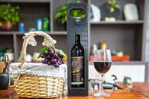 Bán buôn rượu vang đỏ bao bì trong PU hộp với biểu tượng tùy chỉnh thanh lịch túi quà tặng cho những người yêu thích rượu vang - Product Image 6