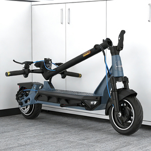 Trottinette à double freinage, moteur puissant, pente 25°, stock UE/US Trottinette électrique pliable pour adultes, pneus pneumatiques de 10 pouces, gamme 80 - Product Image 3