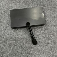 2 in 1 doppelseitiger Mini-Lidschatten pinsel mit Nylon borsten Multifunktion aler Make-up-Pinsel in Reise größe für den Augen gebrauch