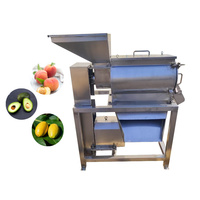Aangepaste avocado-verwerkingsapparatuur: schil-, ontpit- en pulpmachine, 0,5t/u, kleine schaal avocado-ontpit- en pulpmachine