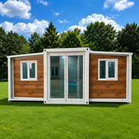 Maison conteneur pliable Jiezhu à double aile extensible, espace de vie épaissi et respirant pour dortoir et usage domestique