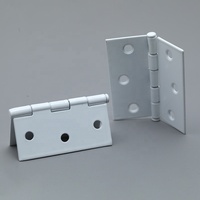 Charnières blanches en gros 35*64*1.6cm charnière plate avec fonction de fermeture en douceur pour volet de fenêtre de plantation en PVC