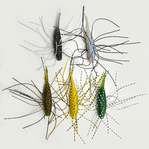 Nuovo Stile 9cm 8g 6 Colori Esche <span class=keywords><strong>Artificiali</strong></span> Morbide Affondanti in PVC a Lunga Gittata, a Forma di Larva, Bruco o Pupa Multi-antenna Salata <span class=keywords><strong>per</strong></span> <span class=keywords><strong>la</strong></span> <span class=keywords><strong>Pesca</strong></span> al Branzino - Product Image 1