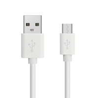 Câble de charge Micro USB à fil court en cuivre pur 1A pour Android USB vers Micro câble de données de charge V8 Mike câble vers Micro
