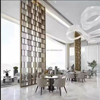 Paneles Divisores Metálicos Decorativos Personalizados GYK para Vestíbulos de Hotel, Ingeniería y Decoración