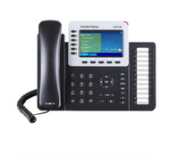 Telefono IP VoIP da Scrivania Grandstream GXP2160 a 6 Linee, Display LCD 4.3" 480*272, Dual Gigabit PoE, Dispositivo SIP Aziendale per Ufficio