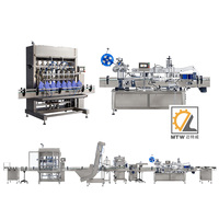 Machine de remplissage automatique de jus d'eau à 4 têtes haute efficacité MTW